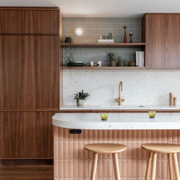 Kitchen Set dengan Open Shelving
